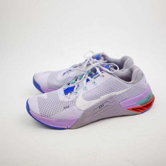 NIKE Metcon 7 Women's 8 - Purple knit athletic shoes training running sneakers - Picture 2 of 13